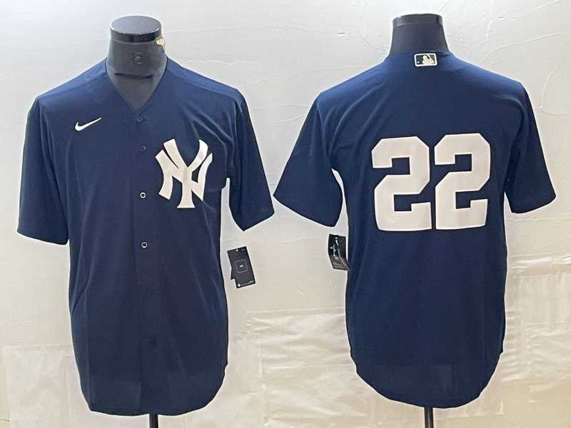 Men's New York Yankees #22 Juan Soto Navy Blue Cool Base Stitched Baseball Jersey,We sell and wholesale Men's New York Yankees #22 Juan Soto Navy Blue Cool Base Stitched Baseball Jersey on line form chian!
